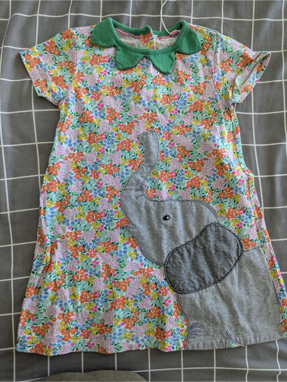 Boden Liberty Floral elephant flower petal dress